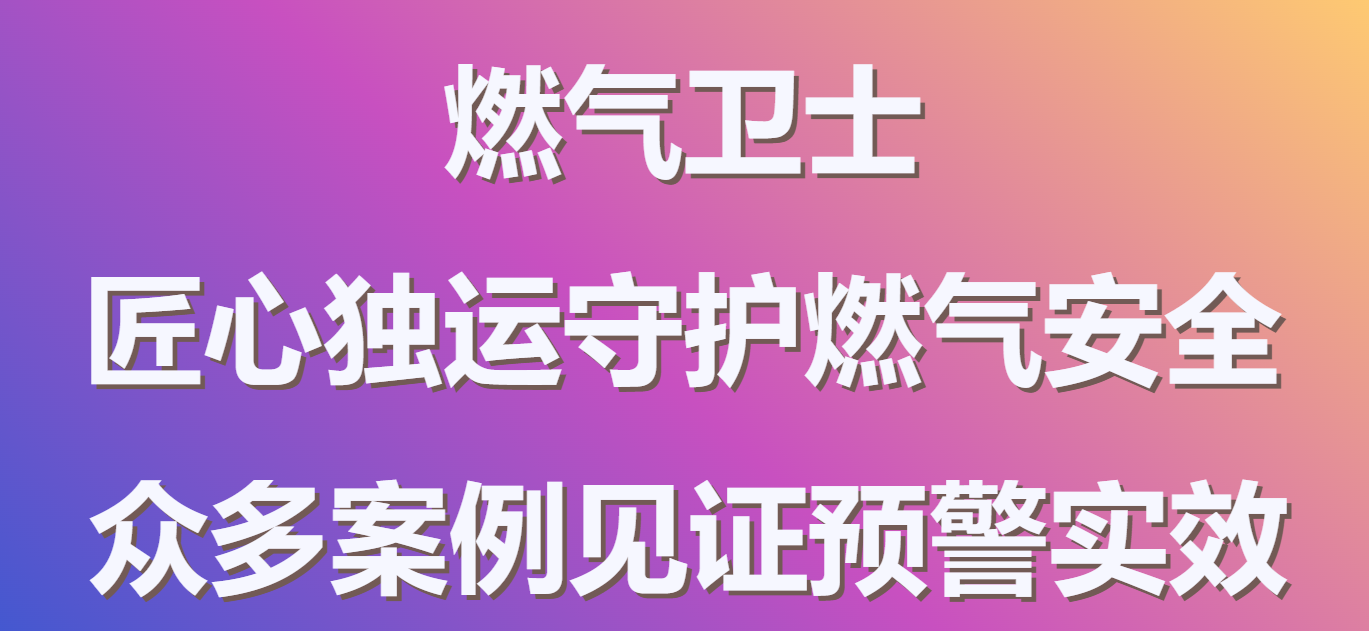 燃气卫士：匠心独运守护燃气安全，众多案例见证预警实效
